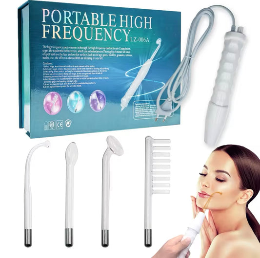 High-Frequency Facial Wand – Acne Treatment, Wrinkle Reduction & Skin Rejuvenation