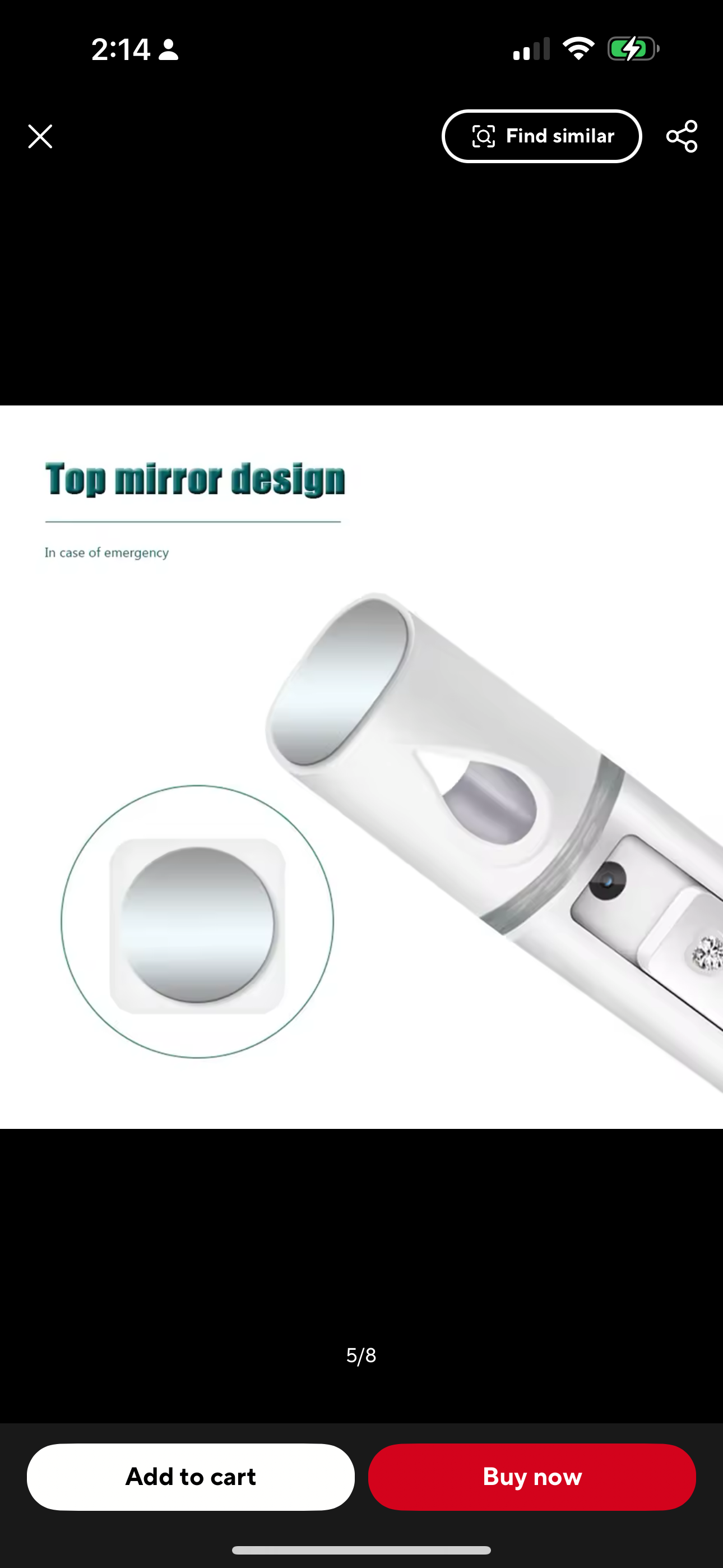 L2 Mini Nano Facial Mister with Top Mirror Portable USB Rechargeable Handy Cool Mist Sprayer Steamer Face Humidifier Atomizer